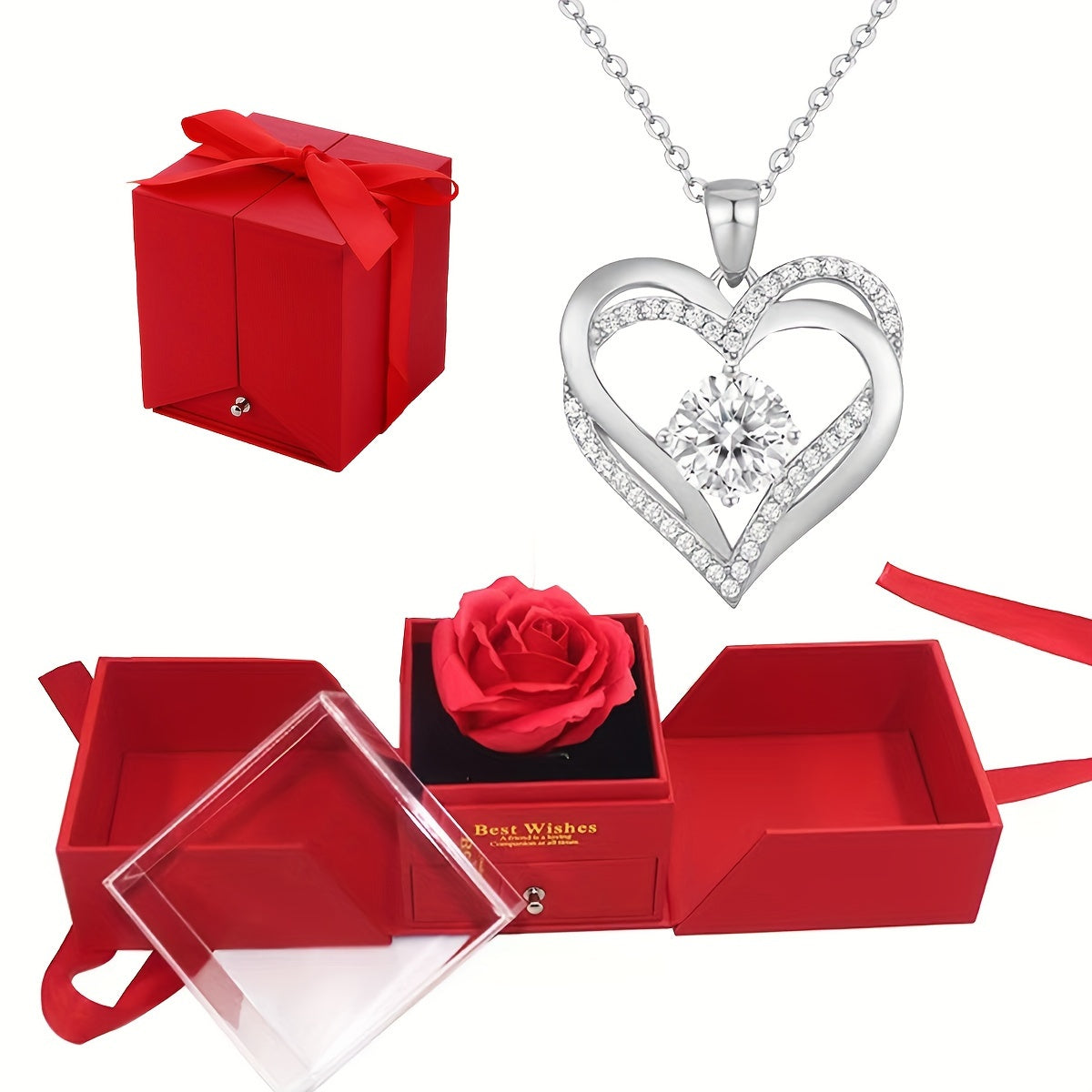 Éternelle Duo™ Double Heart Necklace