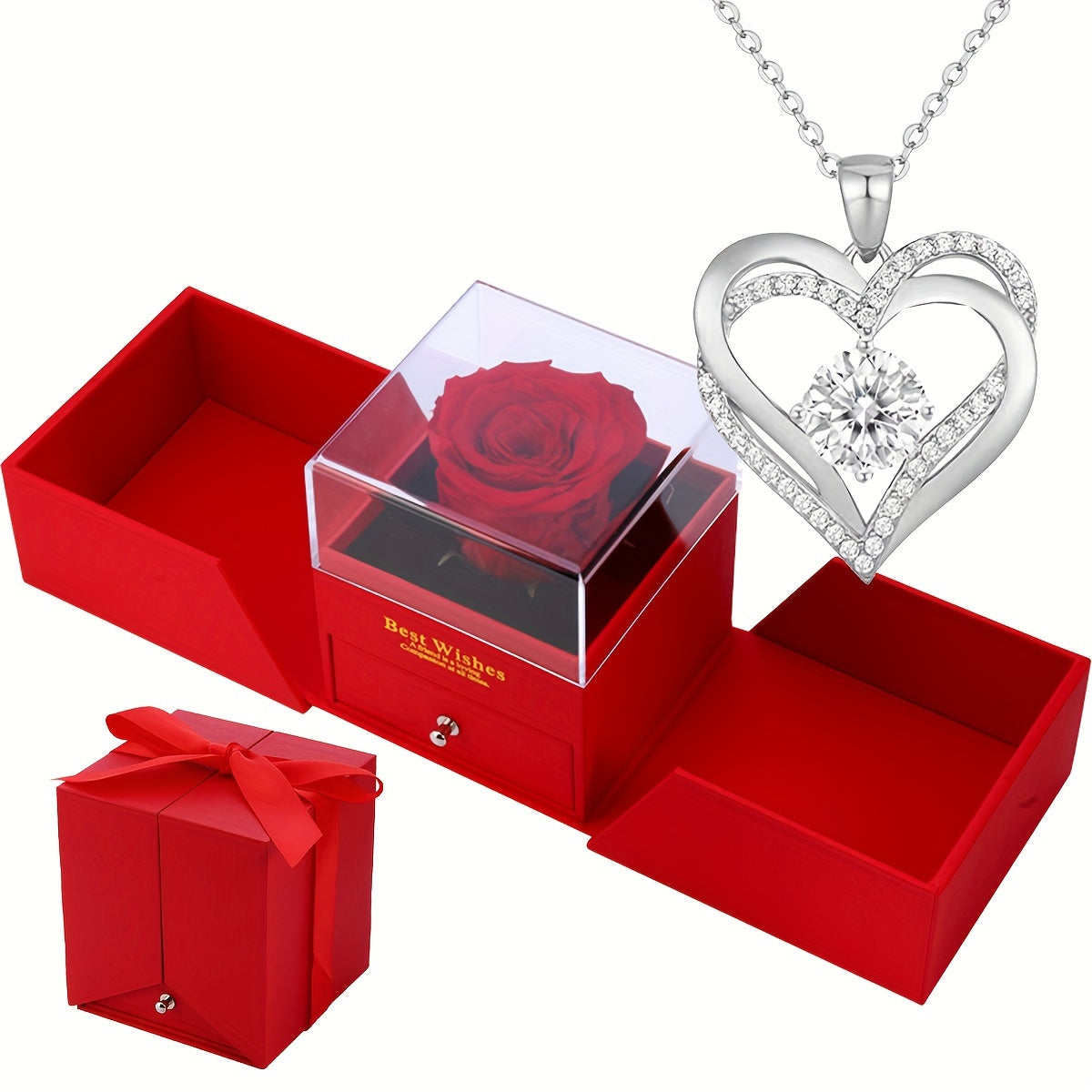 Éternelle Duo™ Double Heart Necklace