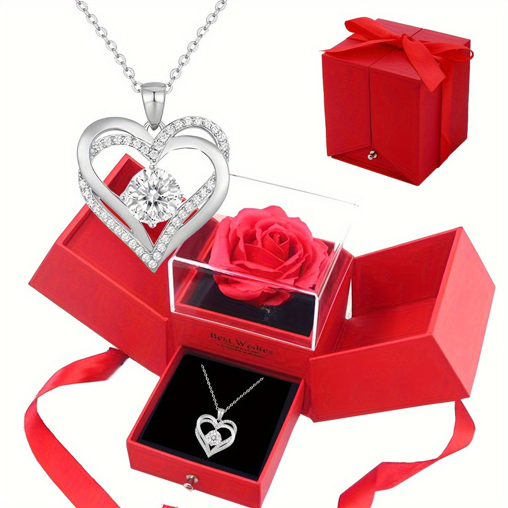 Éternelle Duo™ Double Heart Necklace